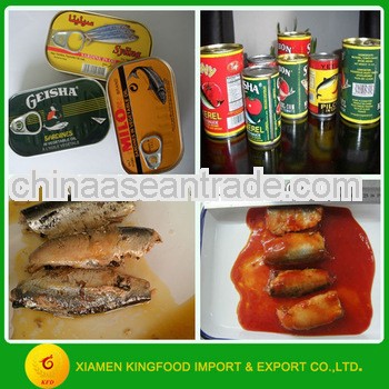 Sardines in club can with vegetable oil