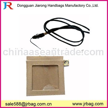 Simple Design Sport Games Card Holders With PVC Pocket