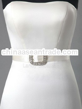 Simple Silver Crystal Beaded Belts