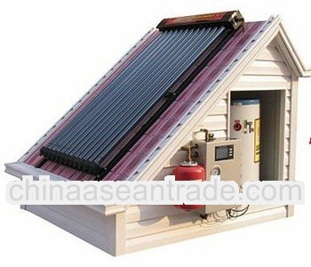 Split pressurized Heat pipe solar collector system