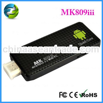 TV magic box MK809iii mini pc android tv, quad core android smart tv box