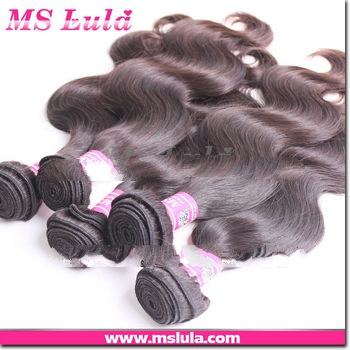 Tangle free 5 A grade body wave malaysian virgin bulk hair