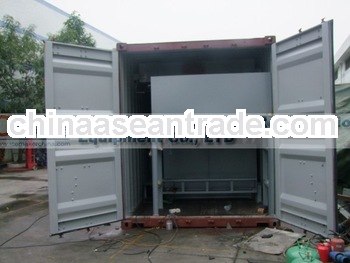 Top quality 10 tons containerized ice block machine for hot places