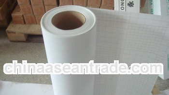 Transparency Cold laminating film white base/PVC laminating film