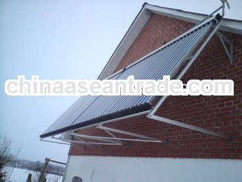 Wall Mounted Split Evacuated Tube Solar Collector