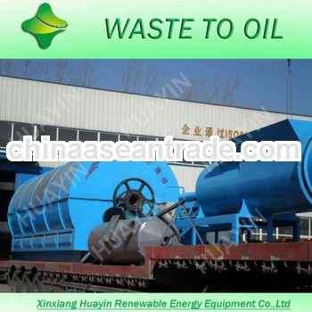Waste tyres into fuel oil machine