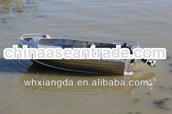 Welded aluminum bait boat for fishing with wholesale price