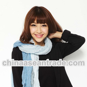 Wholesale hand-painted linen scarf