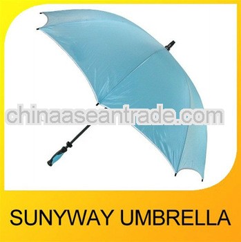 Windproof Fiberglass Blue Golf Umbrella
