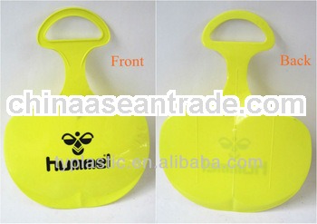 Winter kids plastic snow sled ski Plastic glider