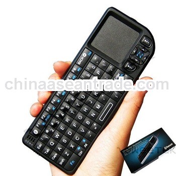 With Backlit Ergonomic Bluetooth Keyboard with Touchpad & Leser Pointer