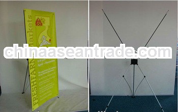 advertising aluminum x banner stand For Display