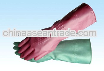 all kinds of colorful elbow length latex glove