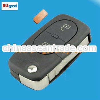 audi car key shell key replacement for audi 2+1 button car key 1616 battery