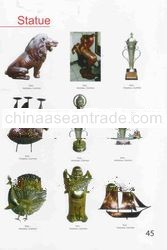 Copper statue
