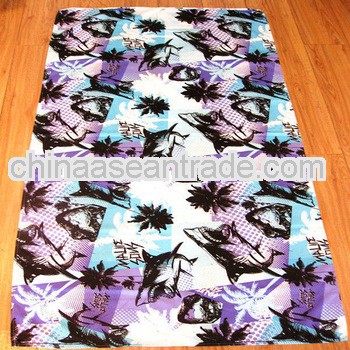 beautiful printed microfiber beach towel