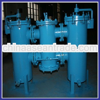 big flow capacity duplex 40 micron strainer