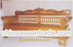 wooden sofa