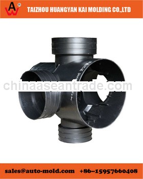cross DN500 plastic inspection chamber/inspection well