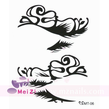 custom made eyes tattoo sticker/ temporary eye shadow tattoo sticker, MT06