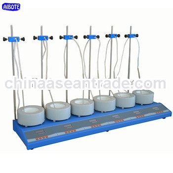 digital 6-position laboratory heater 50ml,250ml,500ml,1000ml