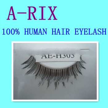 distributor real human hair strip false eyelash