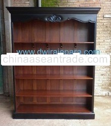 Bookcase french furniture made from mahogany wood made by Dwira Jepara Furniture indonesiaJepara