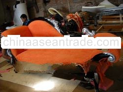 FLOWER CARVED SINGLE END SOFA antique