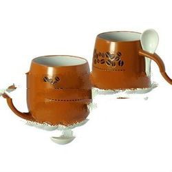 Porcelain Mug with Spoon