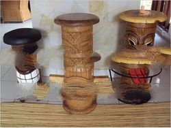 High Quality Home Decoration Carving Wood Stool