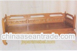wooden sofa