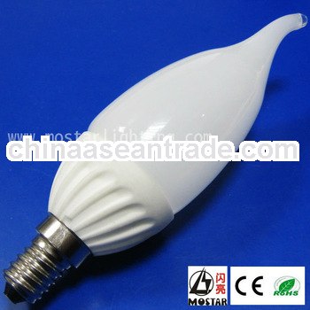 foshan lighting led candle bulb ceramic led bulb e14 bulb for chandelier