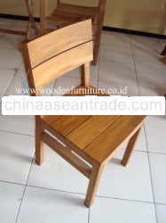 Teak Indoor Furniture Teak Minimalist Dining Chair Teak Wood Chair Modern Home Furniture