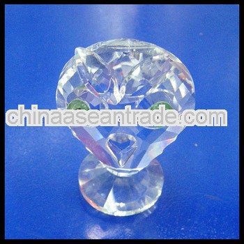 green eyes crystal owl craft