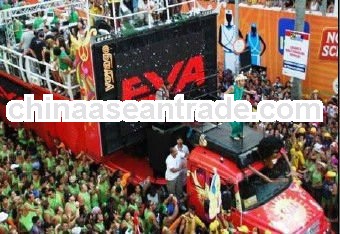 high resolution and brightness and super light/slim P8,P10,P12,P16 truck advertising led display
