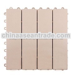 Wooden Design Floor Mat - 0161 Beige