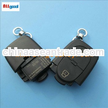 hot sale car key shell for Audi 2 buttons remote case 2032 battery blank keys for cars