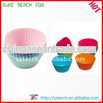 hot sale cute most popular new design custom promotional silicone cake pan