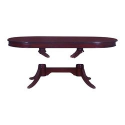Mahogany Classic Oval Console Table