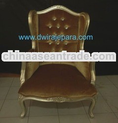 Chair furniture-Wing Chair furniture mahogany.