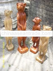wooden Meerkats