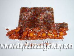 glass beads bracelet