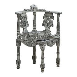 Mahogany Antique Carved Corner Chair