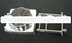 SS Stair Clasp 2 Strands with MOP