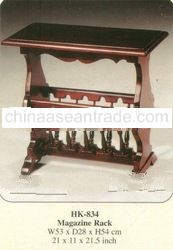 Magazine Rack Mahogany Indoor Furniture