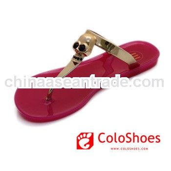 ladies fancy populor jelly sandals 2013