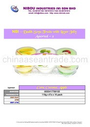NBI Dadih Soya Fruits with Layer Jelly - Asst 2 (Durian/Coconut/Jagung)