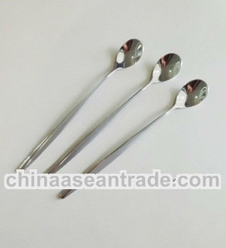 long handled stainless steel spoon with mirror polishing Factoy directly in Jieyang/// factory sell 