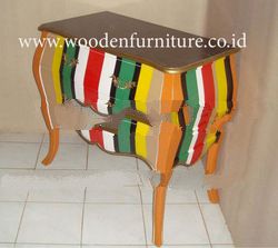 Chest of Drawers Mahogany Painted Antique Reproduction Commode Vintage Cabinet European Home Furnitu