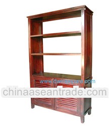 bookcase teak furniture - DW-BC007 Teak Bookcase .